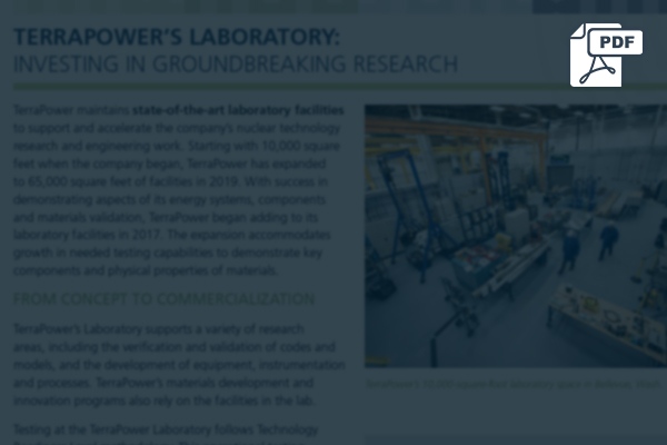 TerraPower Lab programs PDF cover